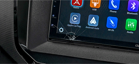 Missing knob on entertainment console